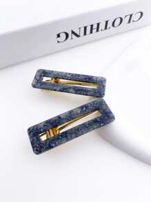 2pcs Geometric Hair Clip
