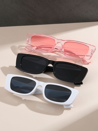 3 Paia di occhiali retrò a forma di occhio di gatto, adatti per vacanze, viaggi, accessori estivi, stile sportivo, guida, festival, spiaggia, festival di musica elettronica, gite in famiglia, eleganti, moda da strada, vacanze, sport, feste, attività all'aperto, pesca