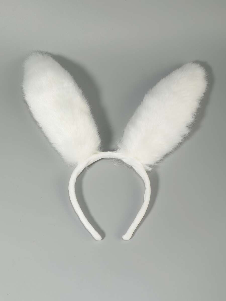 Cute Rabbit Ear Decor Fur Costume Headband Party Hats Shein Cute Rabbit Ear Decor Fur Costume Headband Party Hats Shein