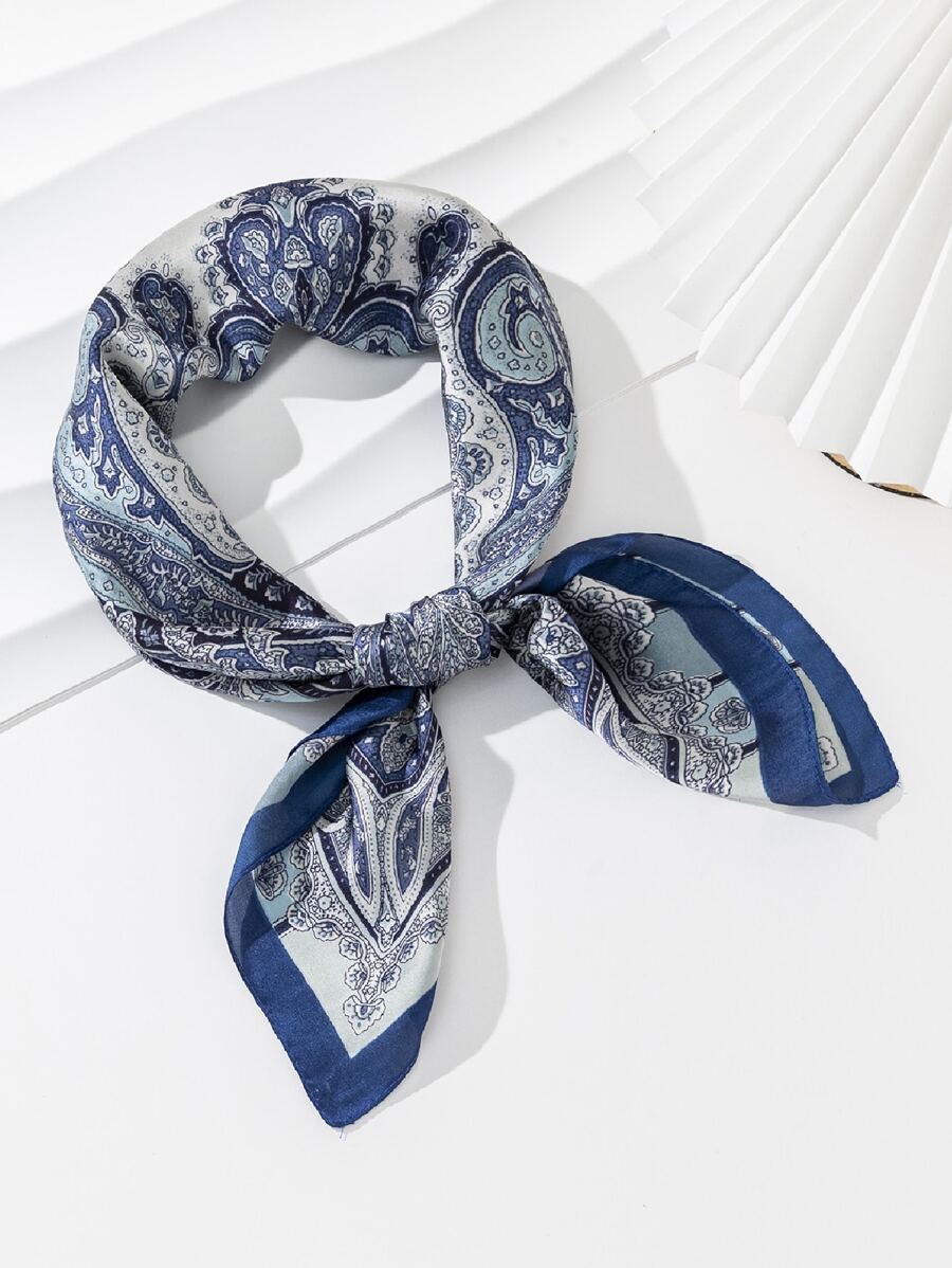 Paisley Print Bandana - Multicolor - View 1