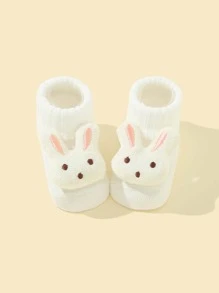 Vớ trang trí hình chú thỏ - trắng - Xem 3