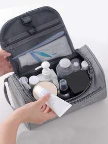 1 bolsa de almacenamiento gris, bolsa de almacenamiento de viaje de poliéster para viajes - Gris - Ver 2