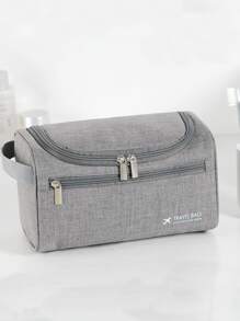 1 bolsa de almacenamiento gris, bolsa de almacenamiento de viaje de poliéster para viajes - Gris - Ver 1