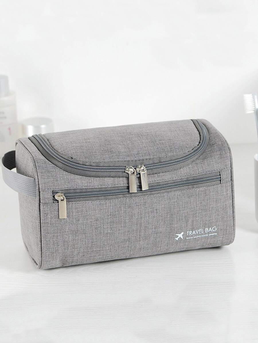 1 bolsa de almacenamiento gris, bolsa de almacenamiento de viaje de poliéster para viajes - Gris - Ver 1