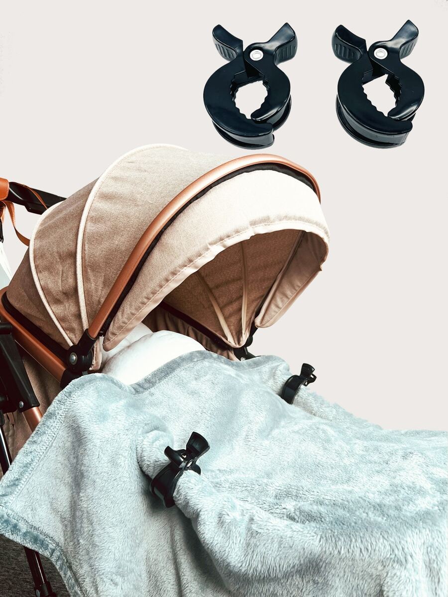 2pcs Baby Stroller Blanket Clips