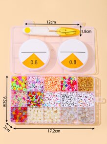 1 bộ Bộ phụ kiện trang sức DIY đính hạt - Nhiều màu - Xem 3