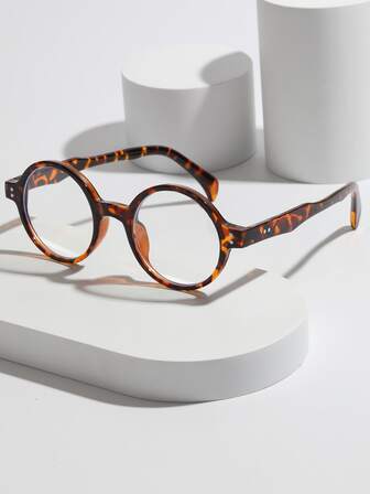 Gafas de carey de marco redondo