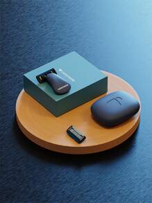 colorlamb 1pc 5 Blades Manual Men Razor & Storage Box & 1pc Extra Refill Cartridge Dark Blue Color Travel Shaver For Men Barber Shaving With Hardbox Packing - Navy Blue - View 1