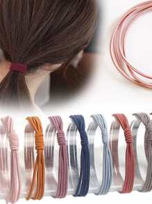 20pcs Solid Hair Tie - Multicolor - View 3