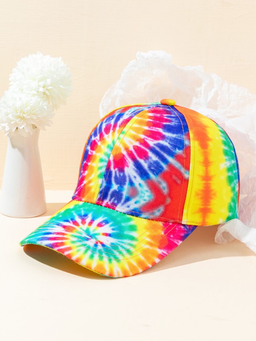 Gorra de béisbol de tie dye - Multicolor - Ver 1