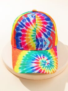 Gorra de béisbol de tie dye - Multicolor - Ver 2