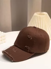 1 pièce Casquette de baseball délavée et vieillie pour la rue de la mode décontractée