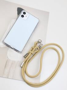 透明手機殼附帶繩子