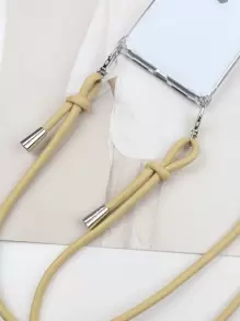 透明手機殼附帶繩子