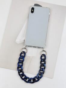 Funda de celular transparente con Acollador cadena - transparente - Ver 3