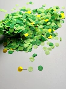 1個綠&淺綠&金色1cm 迷你派對彩帶裝置炮,派對慶典必備 - 綠色 - 查看 5