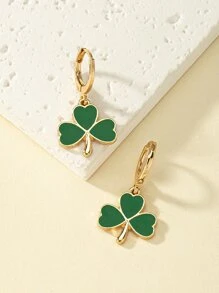 Clover Drop Earrings - Multicolor - View 3