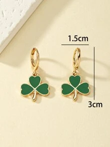 Clover Drop Earrings - Multicolor - View 4