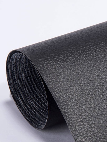 1pc Litchi Embossed Car Seat Patch Sticker