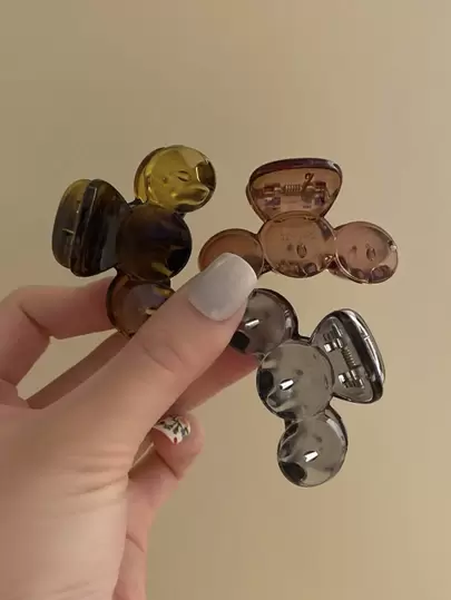 3 件迷你简约发夹休闲爪夹发夹发夹发夹发夹发夹发夹秋冬发饰女士度假装女士