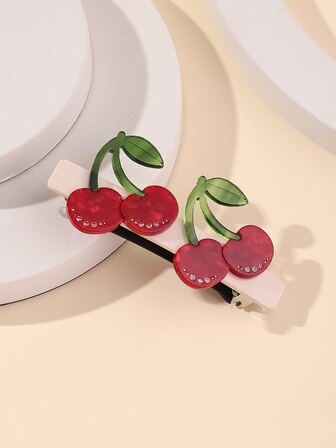 櫻桃裝飾髮夾
