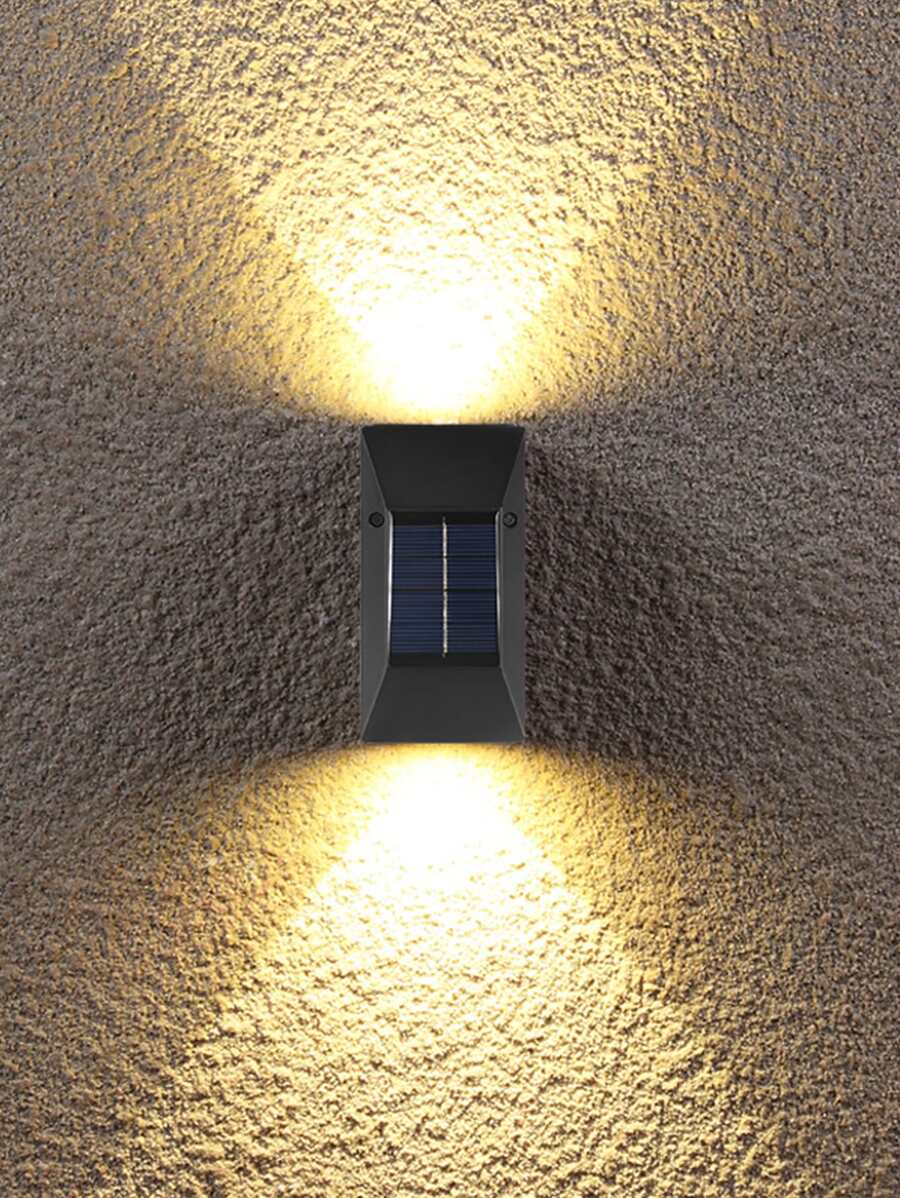 Hp-2107黑色梯形led壁燈,帶有6個led【1入組】 - 黃色 - 查看 1