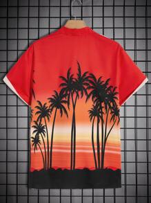 Manfinity Men Tropical Print Shirt - Multicolor - View 2