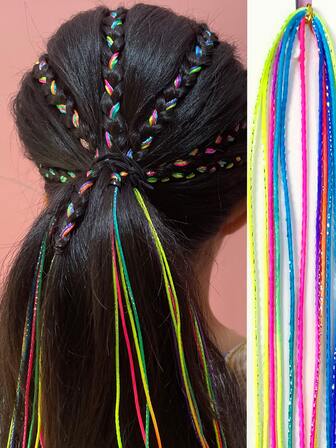 6入組小女童彩色髮圈