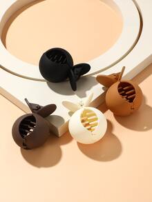 4 piezas Garra de pelo unicolor - Multicolor - Ver 2