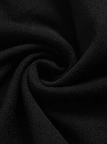 Easithlete Geo Mesh Insert Tummy Control Sports Leggings With Phone Pocket - Black - View 5