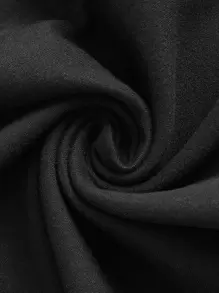 Easithlete 腰部抽繩斜口袋運動褲 - 黑色 - 查看 6