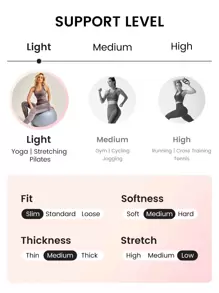 Easithlete 腰部抽繩斜口袋運動褲 - 黑色 - 查看 9