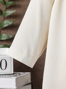 Boys Patched Pocket Shirt Without Tee - Apricot - View 5