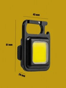 1pc Aluminum Flashlight, 1200LM, 600mAh power Multifunction Torches For Indoor & Outdoor With Strong Light - White - View 4