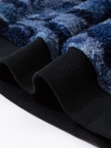 Boys Camo Print Drop Shoulder Sweatshirt - Multicolor - View 4