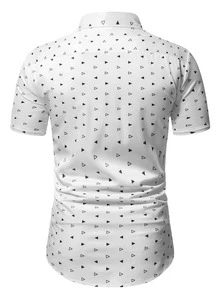 Manfinity Men Allover Print Shirt - White - View 2