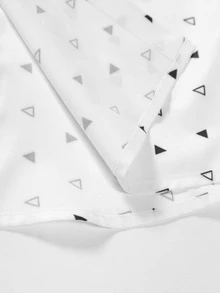 Manfinity Men Allover Print Shirt - White - View 3