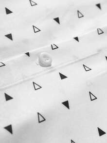 Manfinity Men Allover Print Shirt - White - View 4