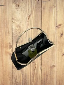 Túi xách nữ buổi tối - màu đen - Xem 7