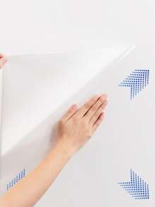 1pc Solid Adhesive Whiteboard - White - View 6