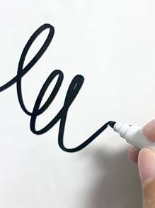 1pc Solid Adhesive Whiteboard - White - View 8