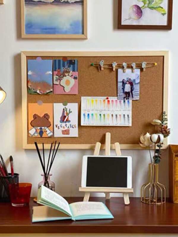 1pc Wooden Message Board SHEIN USA