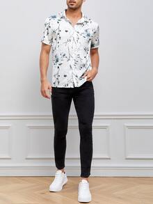 Manfinity Men Floral Print Shirt - Multicolor - View 5