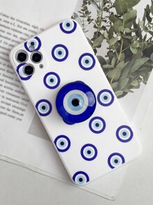 邪惡之眼圖案手機殼帶發光發亮手機氣囊支架 - 白色 - 查看 8