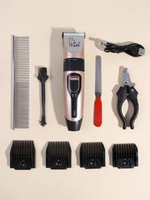 nicovaer 1 set Máquina de peluquería para mascotas - Rosa - Ver 1