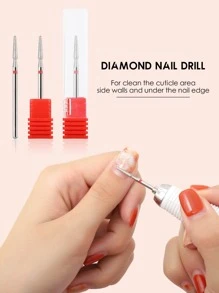 Nail Drill Bit, 1pc Metal Nail Bits For Nail Drill E-File, Bits Manicure Pedicure Remover Tools For Acrylic Gel Nails, Salon Home Nail Care Supplies For Acrylic Nail Gel Fast Remove - Multicolor - View 6