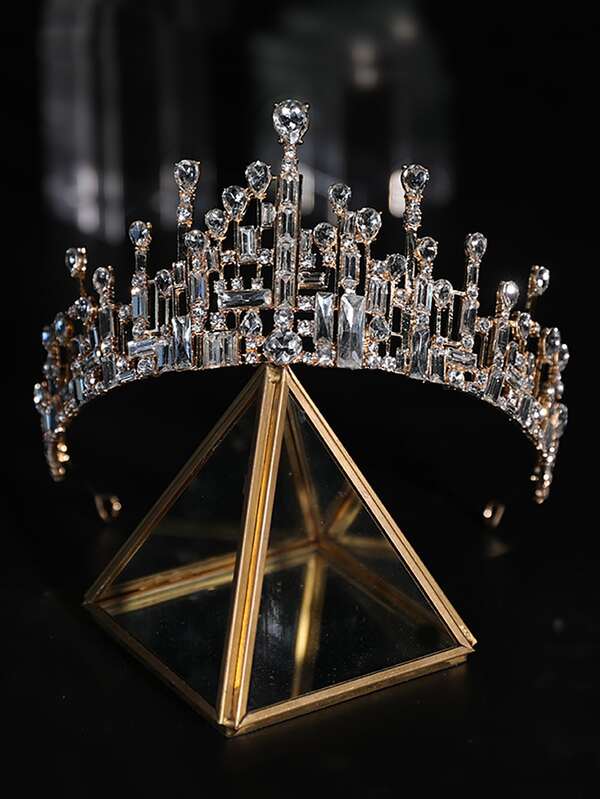 1pc Gold Or Silver Bride Wedding Party Bridal Photography Styling Crown