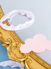 5入組PP曲奇模具現代家用雲形曲奇模具 - 白色 - 查看 6