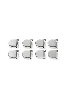 8pcs Metal Shoelaces Screw Lock, Stainless Steel Accessories For Sneakers - Silver - View 3