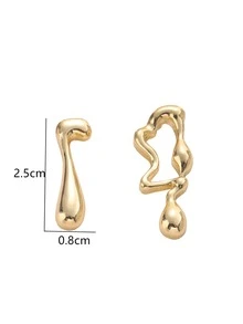 Pendientes de tachuela estructurado